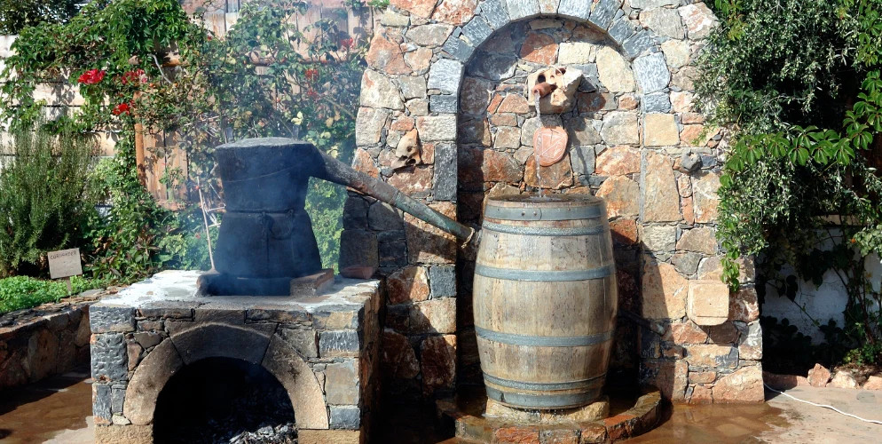 Copper still or kazani